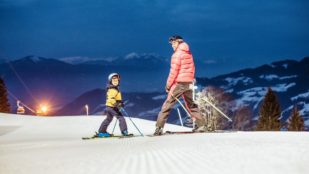 Avondskiën op Reither Kogel.
